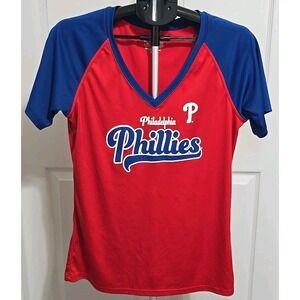 Philadelphia Phillies Women's Large Shirt Major League Baseball Campus Lifestyle